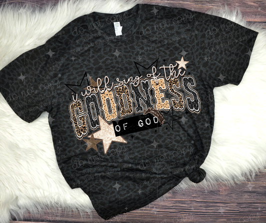 I WILL SING OF THE GOODNESS OF GOD