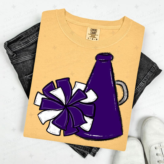POMPOM & MEGAPHONE - PURPLE