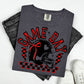 COQUETTE GAME DAY - BLACK OUTLINE/RED