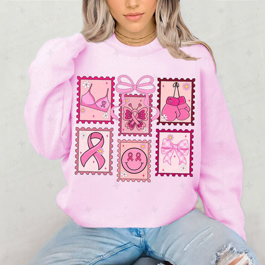 COQUETTE BREAST CANCER AWARENESS POSTAGE