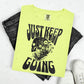 JUST KEEP GOING - FLORAL SKELLIE