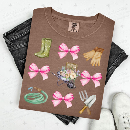 COQUETTE GARDENING SUPPLIES AND BOWS