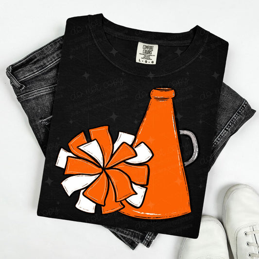 POMPOM & MEGAPHONE - ORANGE