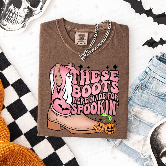 THESE BOOTS WERE MADE FOR SPOOKIN'