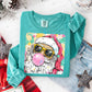 WATERCOLOR BUBBLE GUM SANTA