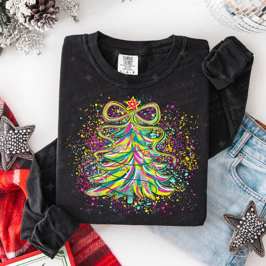 COQUETTE PAINT SPLATTER CHRISTMAS TREE