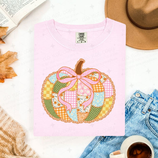 COQUETTE PATCH WORK PUMPKIN