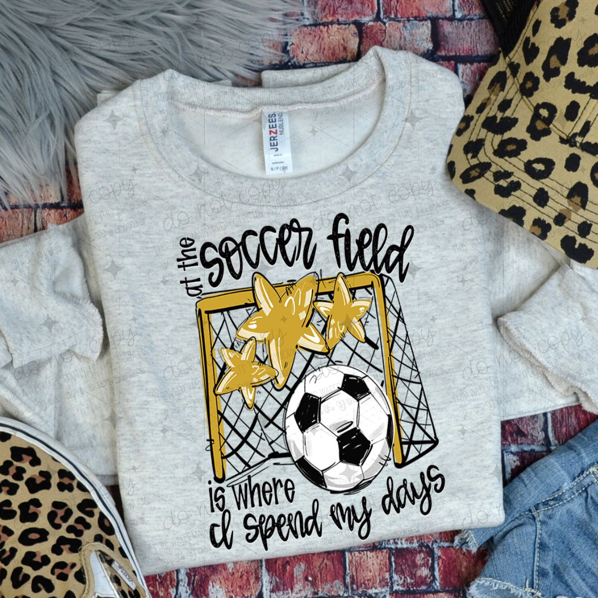 AT THE SOCCER FIELD IS WHERE I SPEND MY DAYS - VEGAS GOLD