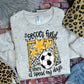AT THE SOCCER FIELD IS WHERE I SPEND MY DAYS - YELLOW