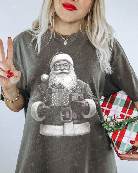 SANTA CLAUS HOLDING GIFTS