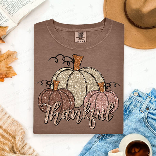 THANKFUL - FAUX GLITTER