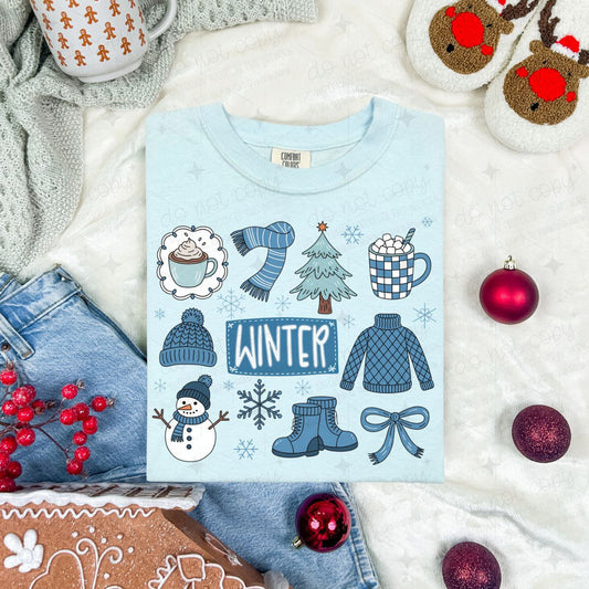 COQUETTE WINTER DOODLE