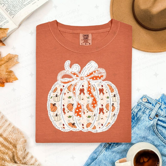 COQUETTE PUMPKIN *FAUX LACE*