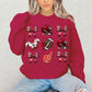 COQUETTE RED FOOTBALL GRID