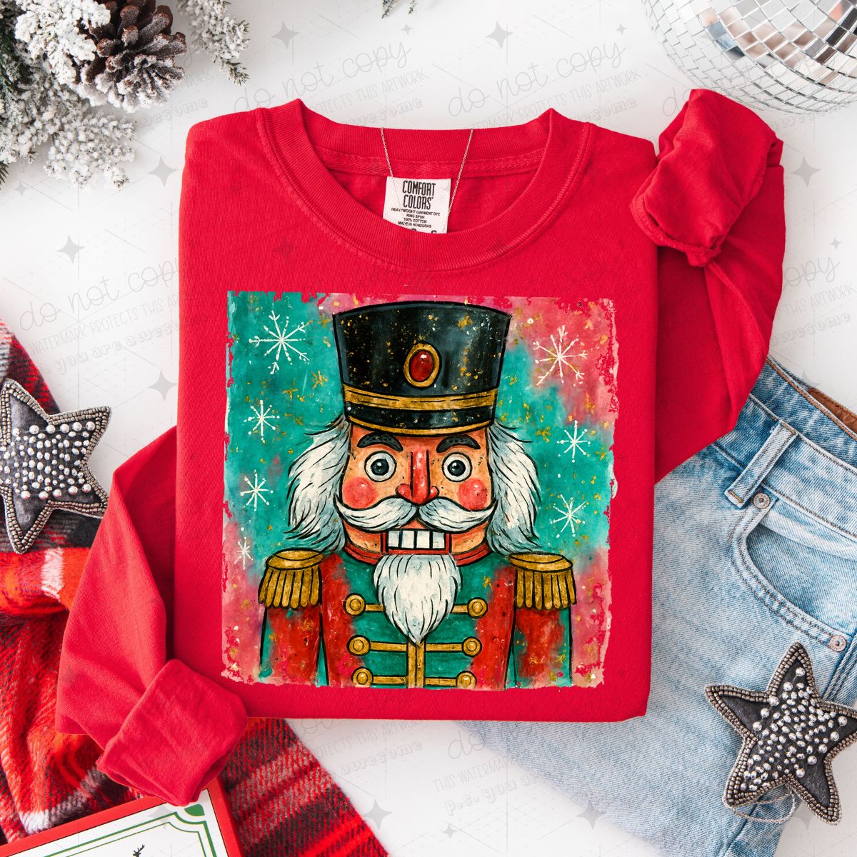 WATERCOLOR NUTCRACKER