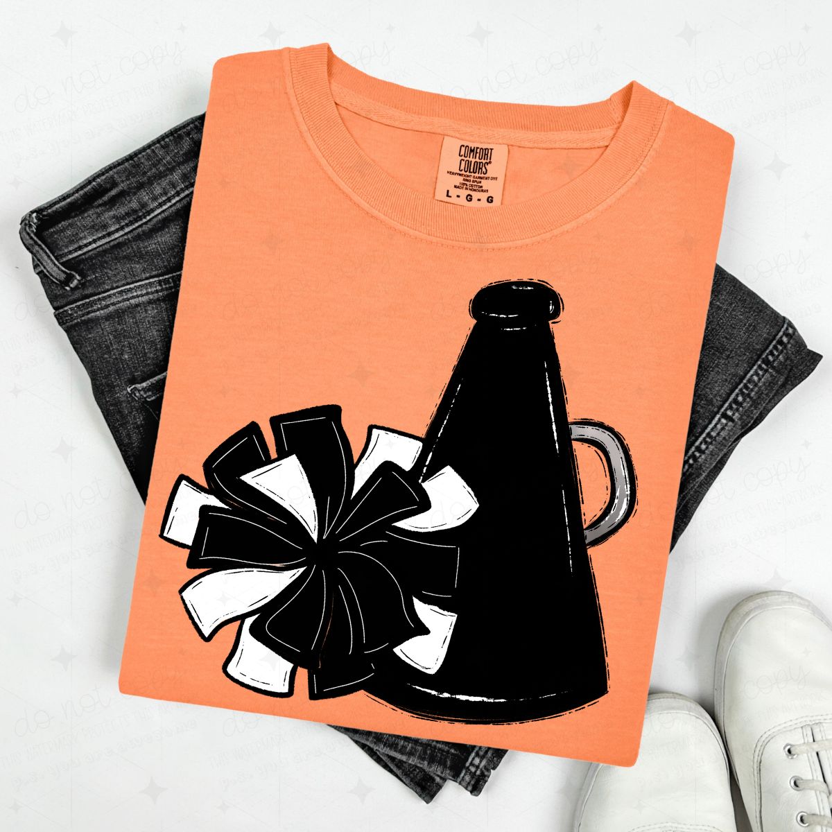 POMPOM & MEGAPHONE - BLACK