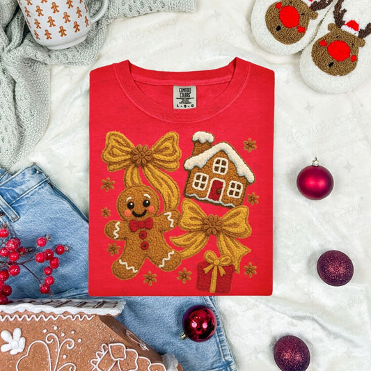 COQUETTE GINGERBREAD DOODLE *FAUX YARN*