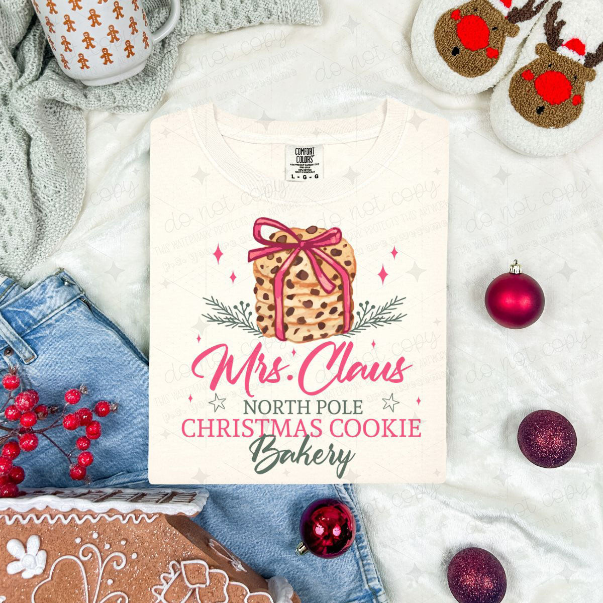 COQUETTE MRS. CLAUS NORTH POLE CHRISTMAS COOKIE BAKERY