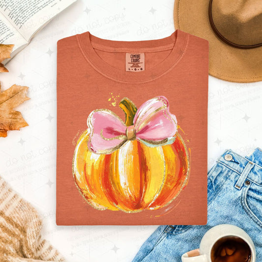 COQUETTE BRUSHSTROKE PUMPKIN