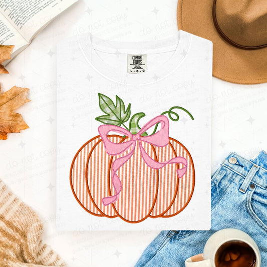 COQUETTE PUMPKIN *FAUX EMBROIDERY*