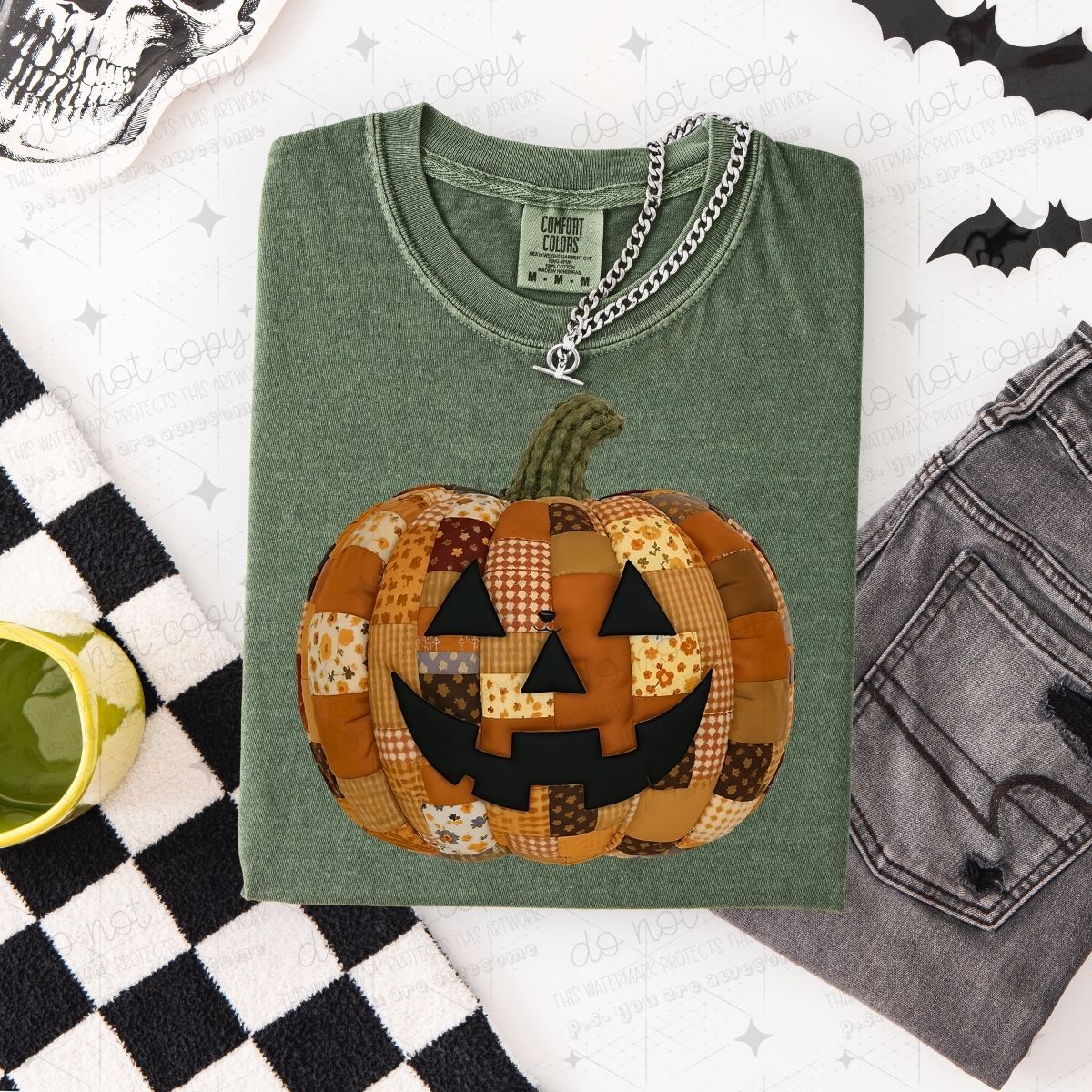 PATCH WORK JACK O LANTERN