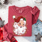 VINTAGE SANTA - FAUX GLITTER