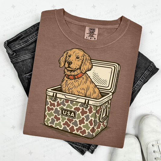 YELLOW LAB HUNTING DOG