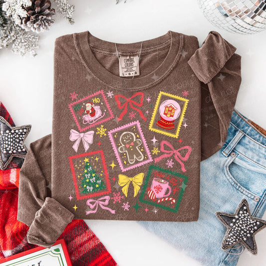 COQUETTE CHRISTMAS STAMPS