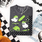 GREEN SPOOKY SKATEBOARDERS