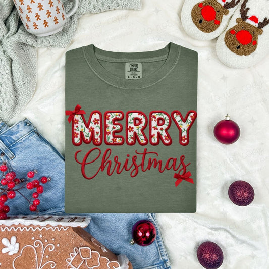 COQUETTE MERRY CHRISTMAS *FAUX YARN*