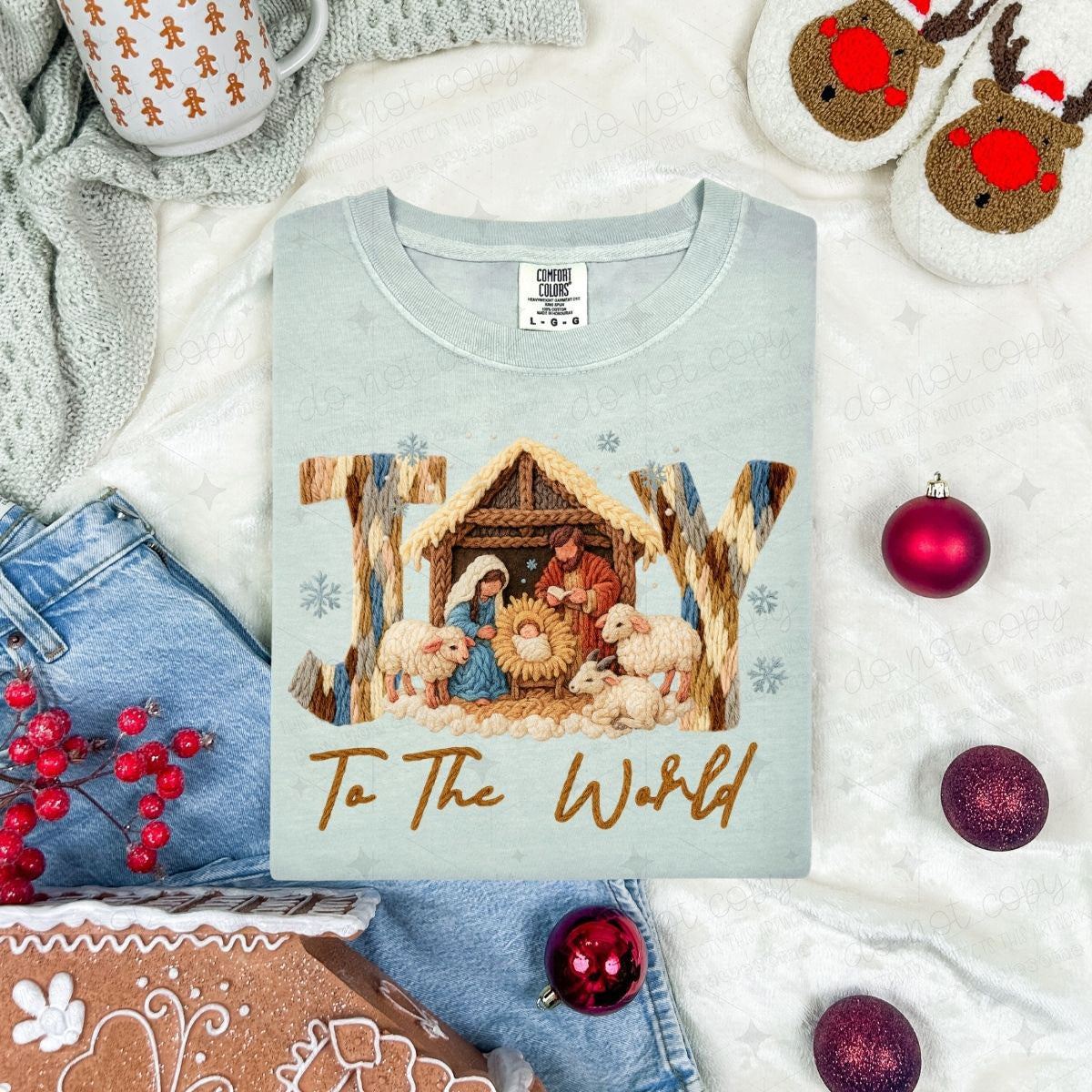 JOY TO THE WORLD *FAUX YARN*