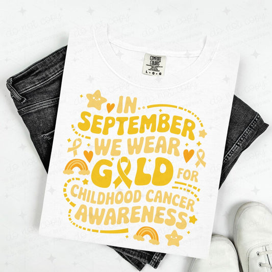 IN SEPTEMBER WE WEAR GOLD
