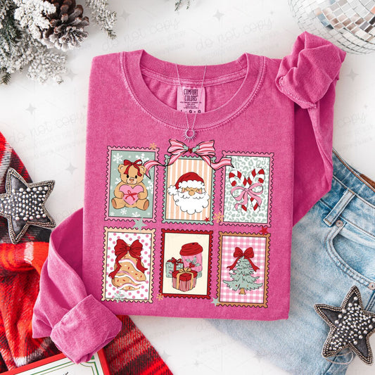 COQUETTE CHRISTMAS STAMPS
