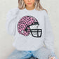 ANIMAL PRINT HELMET *FAUX GLITTER*
