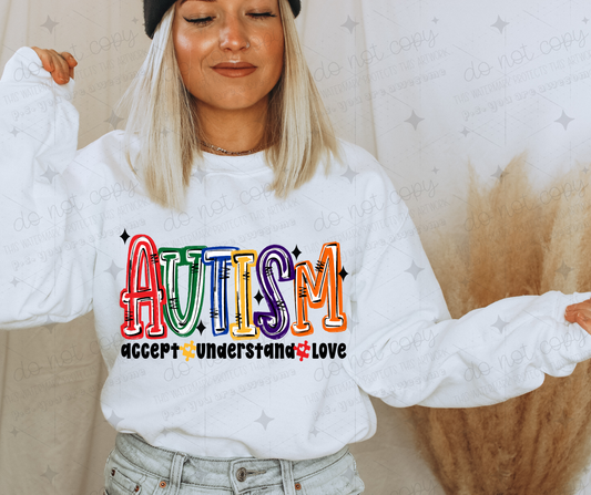 AUTISM ACCEPT UNDERSTAND LOVE - *OLLIE & CO. EXCLUSIVE*