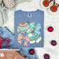 COQUETTE WINTER DOODLE *SNOWMAN BOWS SWEATER SCARF*
