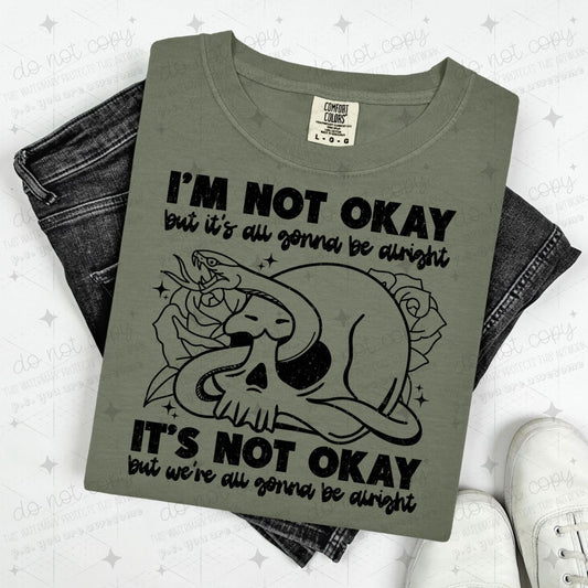 I'M NOT OKAY BUT IT'S ALL GONNA BE ALRIGHT - SKELLIE AND SNAKE