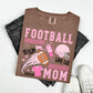 COQUETTE FOOTBALL MOM - BLACK TEXT