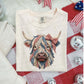 PATRIOTIC PATCHWORK COW