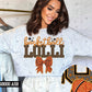 BASKETBALL FAMILY - FAUX EMBROIDERY - PICK YOUR TITLE