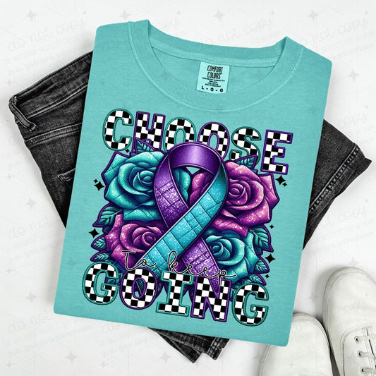 CHOOSE TO KEEP GOING - FAUX EMBROIDERY