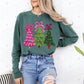 COQUETTE HAND PAINTED CHRISTMAS TREES - *GILDAN SOFT STYLE ONLY*