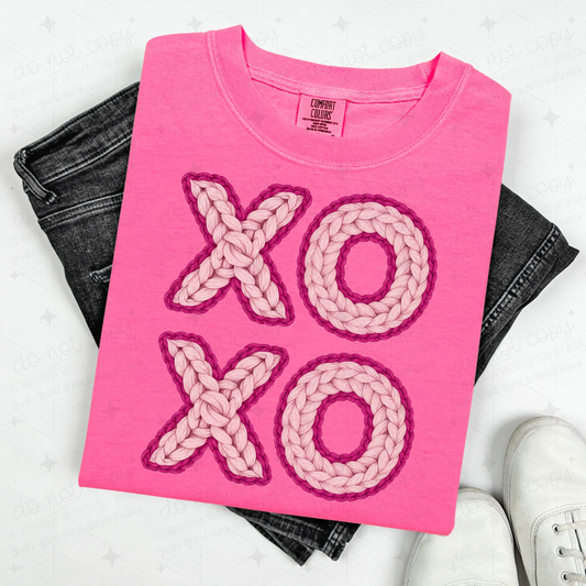 PINK XO XO - FAUX YARN