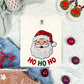 HO HO HO SANTA *FAUX YARN/FAUX SEQUIN*