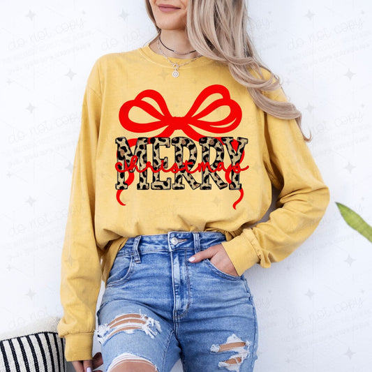 COQUETTE MERRY CHRISTMAS *GILDAN SOFT STYLE ONLY*