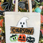 Ghost Names Trick or Treat Tote Bag-Ollie &amp; Co.