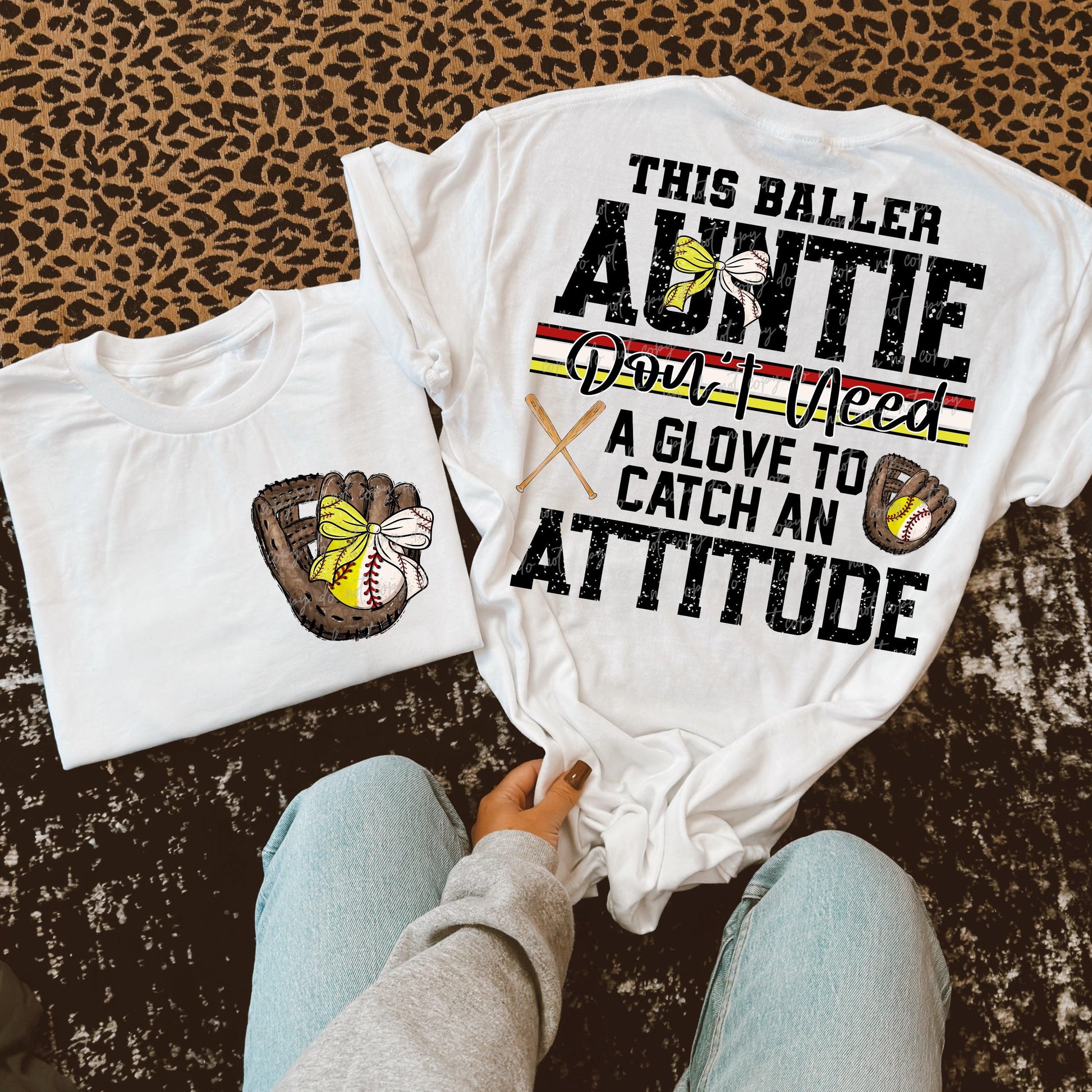 Baseball & Softball Split Custom Name Attitude-Ollie &amp; Co.