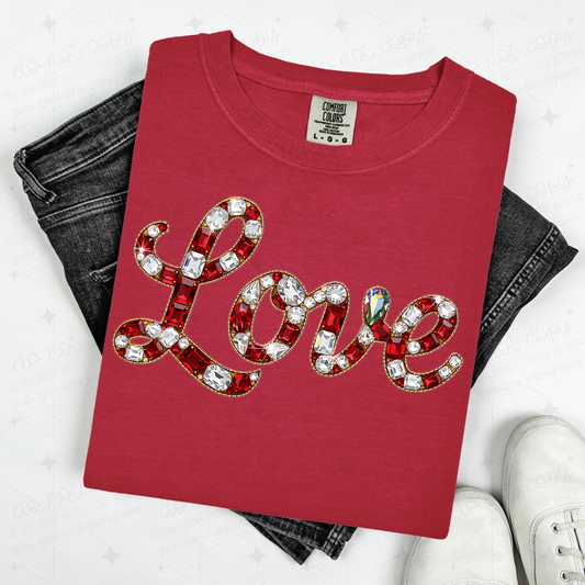 BLING LOVE - FAUX RHINESTONES