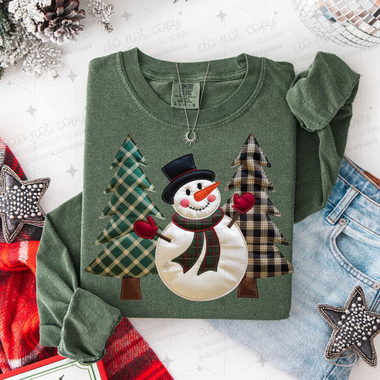 PATCHWORK SNOWMAN