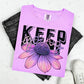 KEEP GOING - PURPLE FLOWER